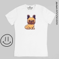 koszulka dziecięca buldożek - biała.jpg