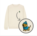 Haftowana bluza ZIMOWY LABRADOR (bez kaptura)