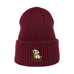 Haftowana czapka beanie - ZIMOWY MALTAŃCZYK