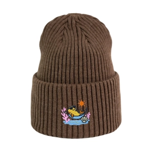 Haftowana czapka beanie - WAKACYJNA RYBKA