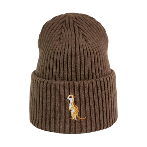 Haftowana czapka beanie - SURYKATKA