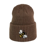 Haftowana czapka beanie - PSZCZOŁA