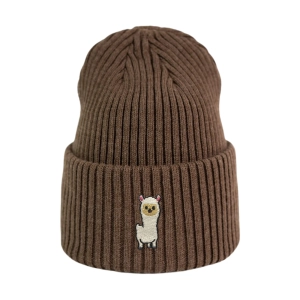 Haftowana czapka beanie - ALPAKA