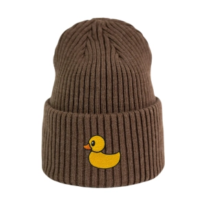 Haftowana czapka beanie - KACZUSZKA