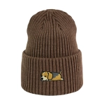 Haftowana czapka beanie - ŚPIĄCY BEAGLE