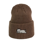 Haftowana czapka beanie - ŚPIĄCY WESTIE