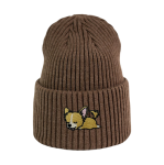Haftowana czapka beanie - ŚPIĄCY CHIHUAHUA KRÓTKOWŁOSY (CZIŁAŁA)