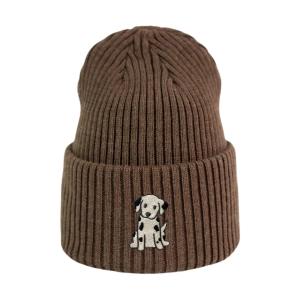 Haftowana czapka beanie - DALMATYŃCZYK