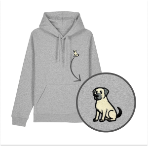 Haftowana bluza z kapturem KANGAL