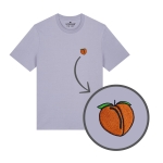 Haftowany T-shirt BRZOSKWINIA