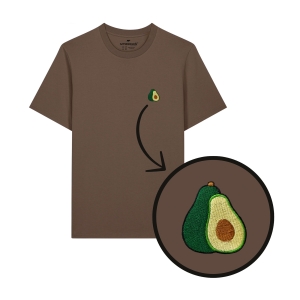 Haftowany T-shirt AWOKADO