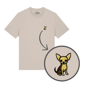 Haftowany T-shirt CHIHUAHUA (CZIŁAŁA)