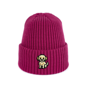 Haftowana dziecięca czapka beanie - MALTIPOO