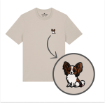 Haftowany T-shirt PAPILON