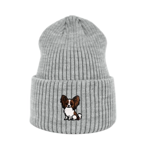 Haftowana czapka beanie - PAPILON
