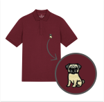 Męska haftowana koszulka polo MOPS