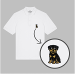 Męska haftowana koszulka polo ROTTWEILER