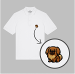 Męska haftowana koszulka polo PEKIŃCZYK