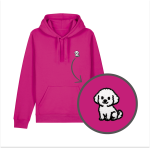 Haftowana bluza z kapturem BICHON FRISE / BOLOŃCZYK