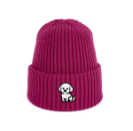 Haftowana dziecięca czapka beanie - BICHON FRISE / BOLOŃCZYK