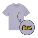 Haftowany T-shirt ŚPIĄCY BEAGLE
