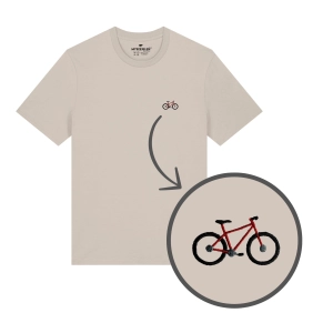 Haftowany T-shirt ROWER MĘSKI