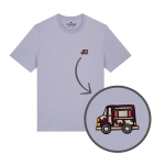 Haftowany T-shirt LODZIARNIA