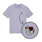 Haftowany T-shirt KOTEK Z WEŁNĄ