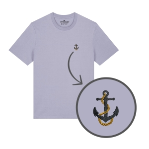 Haftowany T-shirt KOTWICA