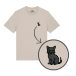 Haftowany T-shirt KOT ROSYJSKI