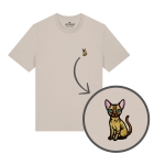 Haftowany T-shirt KOT SFINKS