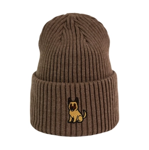 Haftowana czapka beanie - OWCZAREK BELGIJSKI