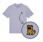 Haftowany T-shirt SHAR PEI