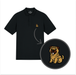 Męska haftowana koszulka polo SHAR PEI