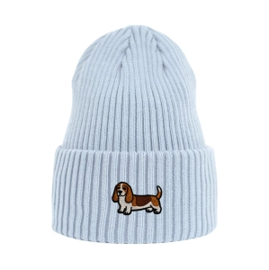 Haftowana czapka beanie - BASSET