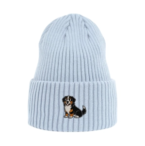 Haftowana czapka beanie - BERNEŃSKI PIES PASTERSKI