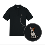 Męska haftowana koszulka polo BULTERIER