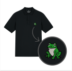 Męska haftowana koszulka polo ŻABKA ŻABA
