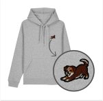 Haftowana bluza z kapturem PIES KUNDELEK PRZECIĄGANKO