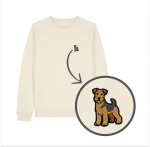 Haftowana bluza TERRIER WALIJSKI / AIREDALE (bez kaptura)