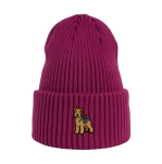 Haftowana czapka beanie - TERRIER WALIJSKI / AIREDALE