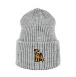 Haftowana czapka beanie - TERRIER WALIJSKI / AIREDALE