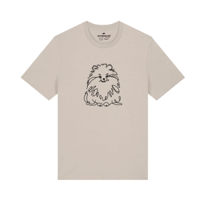 Koszulka z nadrukiem (linia) POMERANIAN SZPIC MINIATUROWY