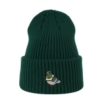 Haftowana czapka beanie - GOŁĄB Z CHLEBEM