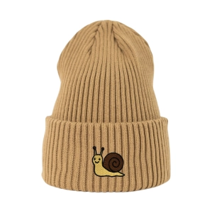Haftowana czapka beanie - ŚLIMAK