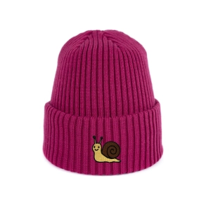 Haftowana dziecięca czapka beanie - ŚLIMAK