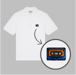 Męska haftowana koszulka polo KASETA