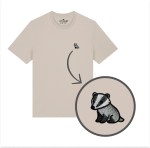 Haftowany T-shirt BORSUK