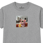 Koszulka z nadrukiem WYLUZOWANA ŚWINKA