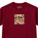 Koszulka z nadrukiem WYLUZOWANY PUDEL